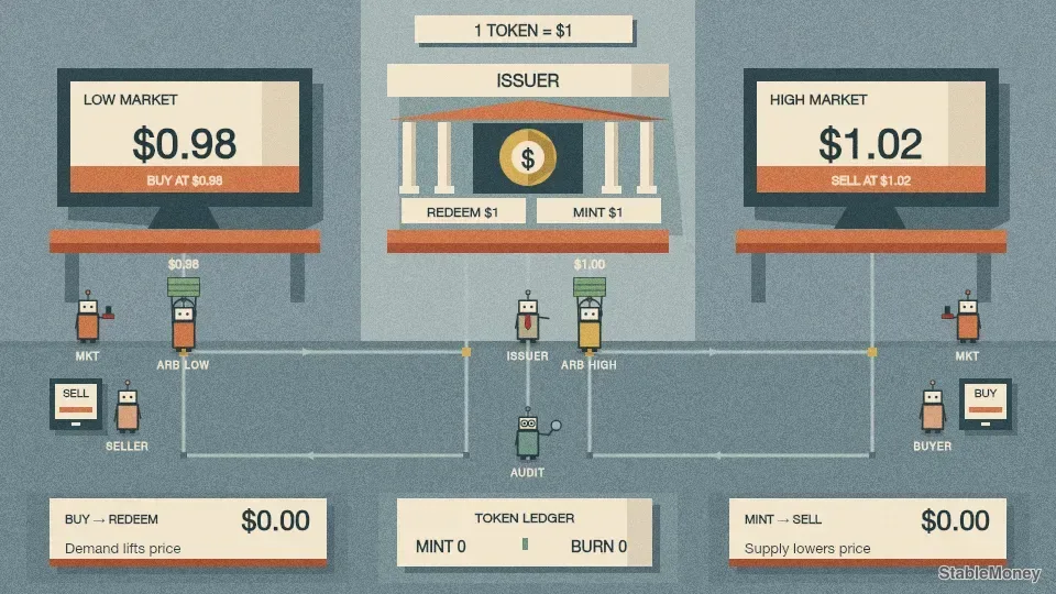 Why Greed Keeps Your Stablecoin Worth Exactly One Dollar