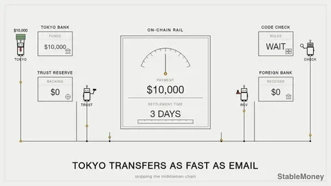 When a Tokyo Bank Transfer Takes the Time of an Email