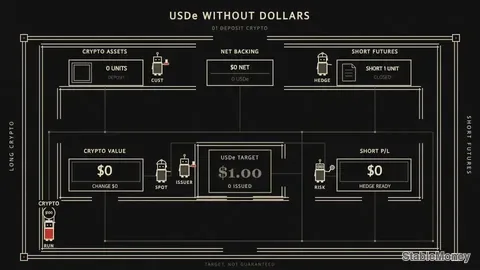 How Ethena USDe Stays at $1 Without Holding Dollars