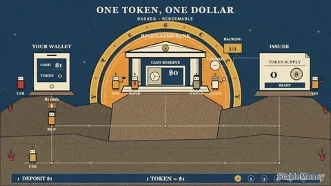 What Keeps a Digital Dollar at Exactly One Dollar?