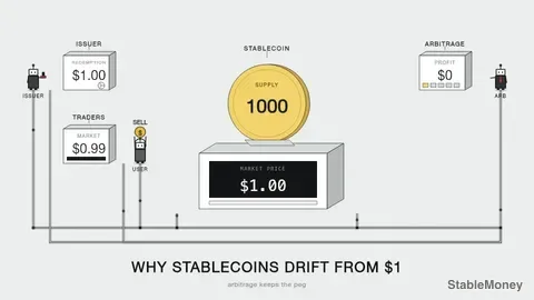 Why Stablecoins Drift from $1 When They Are Backed by Dollars