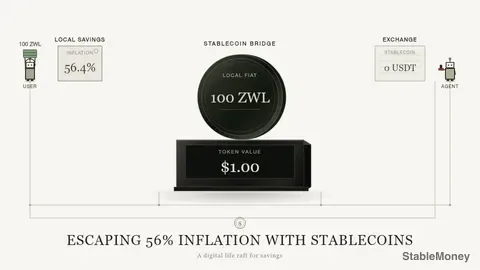Escaping 56.4% Inflation: How Zimbabweans Use Digital Stablecoins