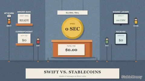 Why Your Money Stays Trapped in 1973: SWIFT vs Stablecoins