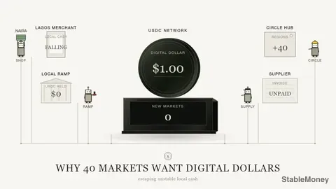 A Lagos Merchant's Payment: Why Circle is Targeting 40 New Markets