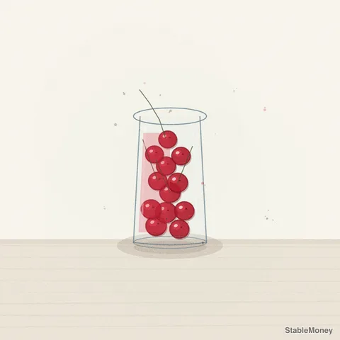 red cherries in a glass