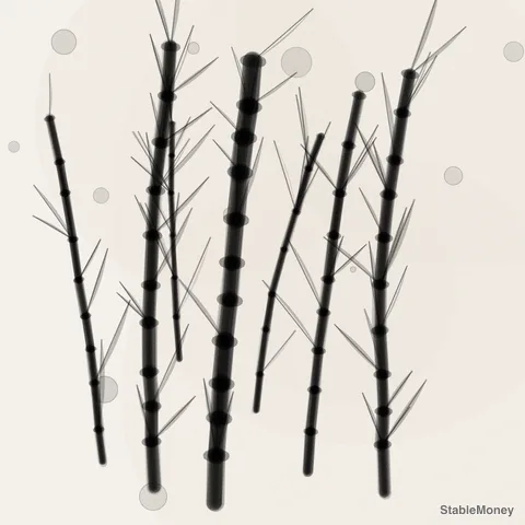 bamboo in ink