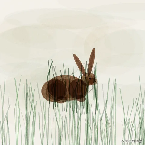 a brown hare in grass