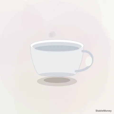 a white cup, empty