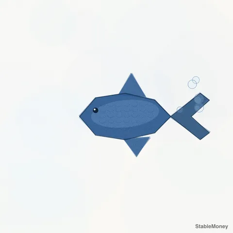 a blue fish